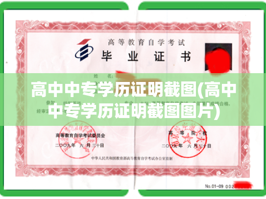 高中中专学历证明截图(高中中专学历证明截图图片)