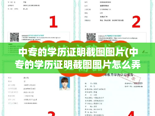 中专的学历证明截图图片(中专的学历证明截图图片怎么弄)