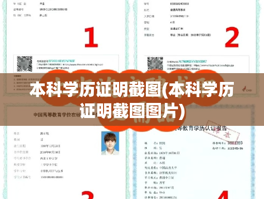本科学历证明截图(本科学历证明截图图片)